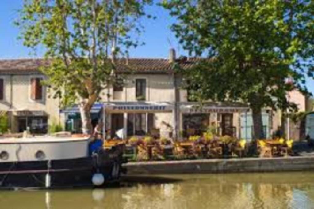 La Halte Du Canal Carcassonne Esterno foto
